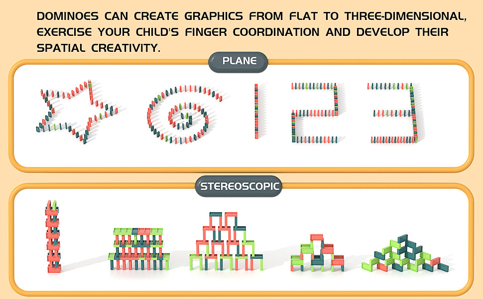 Snokko™  DominoFun Train Set