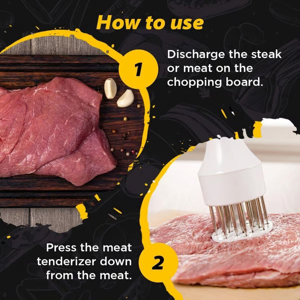 21 Needle Blades Stainless Steel Meat Tenderizer