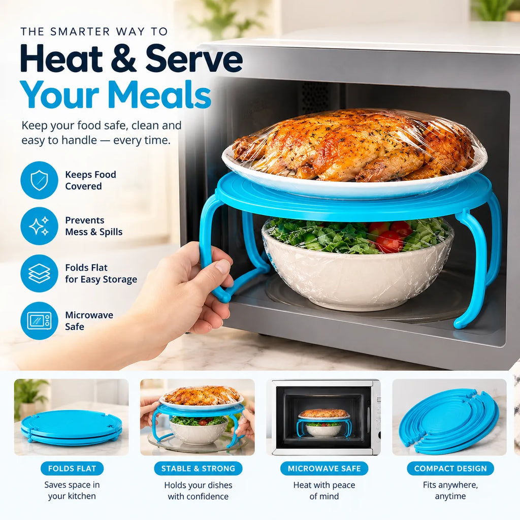 📢📢49% OFF !! ⏰Microwave Folding Tray