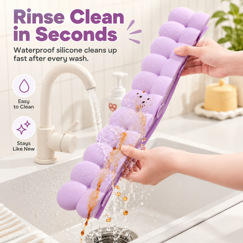 Flexible Silicone Sink Splash Guard | Waterproof Countertop Water Barrier