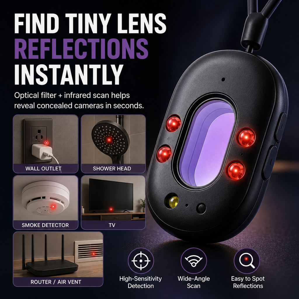 🛡️ Hidden Camera Detector – Spot Hidden Lenses Fast & Protect Your Privacy Anywhere 🔍