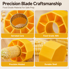 🥳 Hot Seller 🥳💞 Over 50,000 units sold! Corn Huskers—with stainless steel blades and a non-slip handle for clean, effortless use. Peel corn in seconds—get yours now! ✅