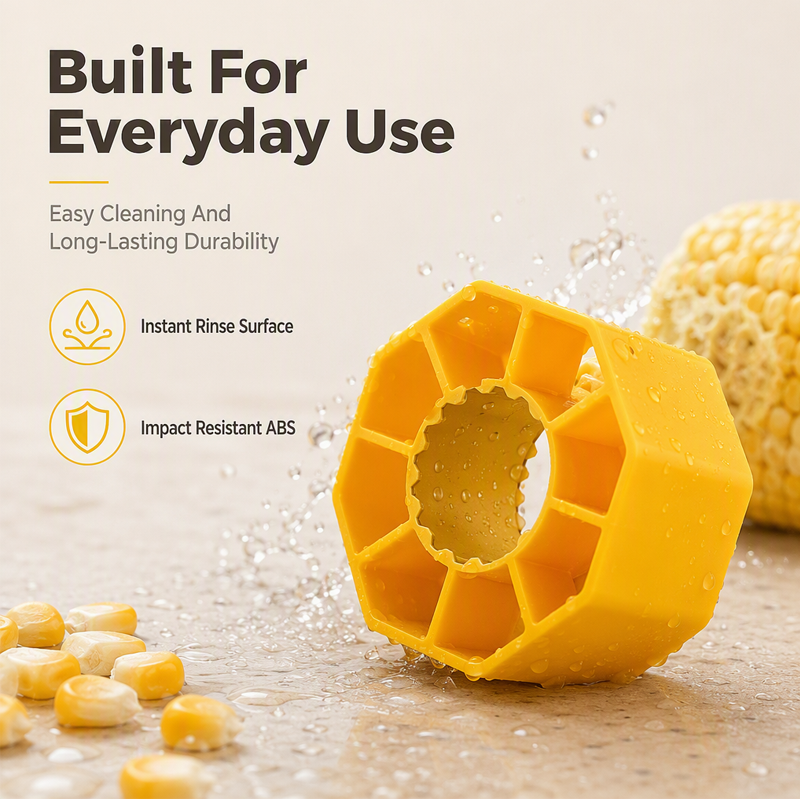 🥳 Hot Seller 🥳💞 Over 50,000 units sold! Corn Huskers—with stainless steel blades and a non-slip handle for clean, effortless use. Peel corn in seconds—get yours now! ✅